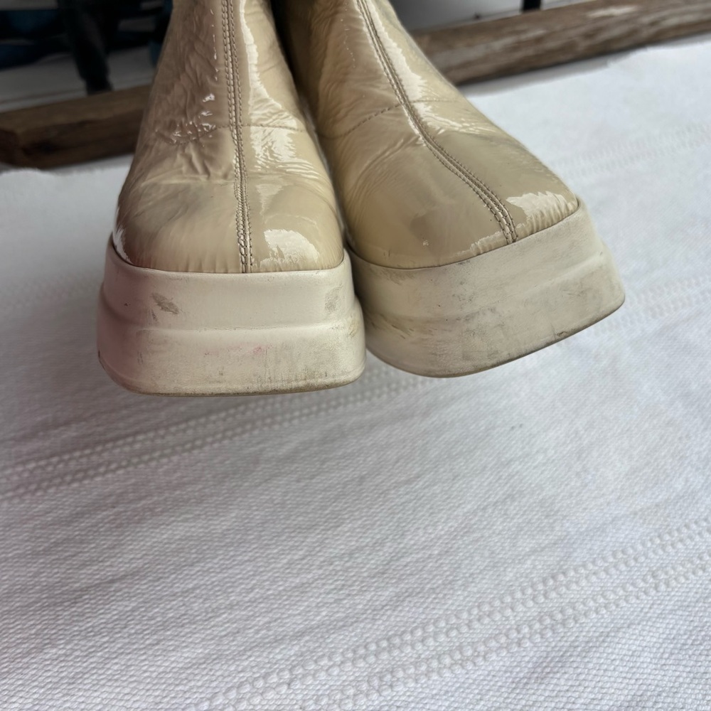 Free People Double Stack Platform Ankle Boots Siz… - image 5